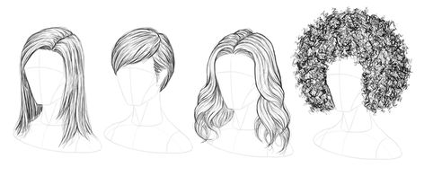 How to Draw Hair Step by Step Highlights Drawing, Long Hair Drawing, Hard Drawings, Braids Step By Step, Hair Drawing, Step By Step Hairstyles, Realistic Drawings, How To Draw Hair, Step By Step Drawing