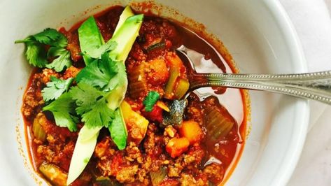 Beanless Chili, Instant Pot Chili, Gluten Free Turkey, Paleo Chili, Paleo Slow Cooker, Paleo Friendly Recipes, 21 Day Fix Meal Plan, 2b Mindset, Paleo Beef