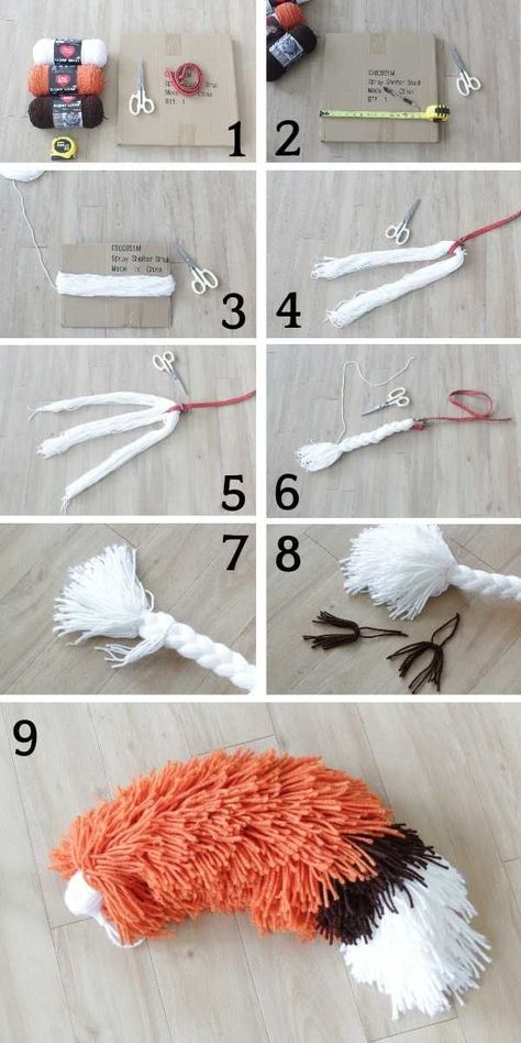 Best yarn fox tail tutorial ever! My kids loved their yarn fox tail, it's just so cute. Easy DIY fox tail for Halloween or just for fun! #foxtail #yarnfoxtail #diyfoxtail #squirrelsofafeather Fox Costume, Vans Shoe, Fox Tail, Easy Diy Halloween, Cosplay Diy, Yarn Tail, Yarn Diy, Diy Halloween Costumes, Shoe Lace