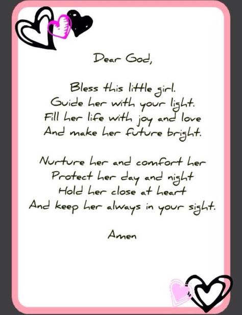 Little girl prayer Prayer For Baby, Baby Boy Baptism, Trendy Baby Shower Ideas, Baptism Cards, Baby Dedication, Card Sayings, Boy Baptism