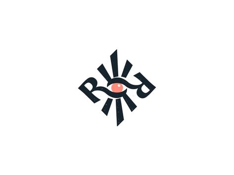 Logo for Roza Ray Ra Logo, Rr Logo, Rays Logo, Logo Desing, Eye Logo, Greek Design, Graphic Design Lessons, Abstract Logo, Letter Logo Design