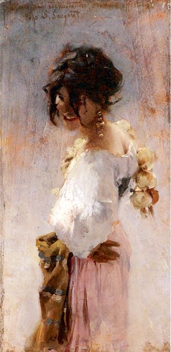 john singer sargent - rosina, 1878, oil on canvas John Sargent, Illustration Kunst, John Singer Sargent, 수채화 그림, Art Et Illustration, Wow Art, Paintings I Love, Oil Painting Reproductions, Art Appreciation