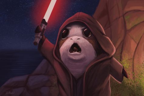 Beware the Dark Side of the Porg . . . if you mess with them! Battlefront 2, Star Wars Villains, Star Wars Quotes, Star Wars Facts, Star Wars Games, Stars Wars, Star Wars Tattoo, Star Wars Wallpaper, Darth Maul