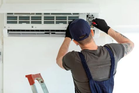 This Home Maintenance Checklist Could Save You Tons of Money in the Long Run Air Conditioner Installation, Ac Maintenance, Home Maintenance Checklist, Ac Repair Services, Hvac Company, Split Ac, Hvac Technician, Air Conditioning Installation, Ac Service