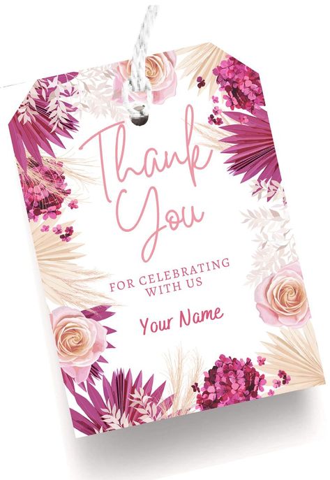 Spa Thank You Tags, Baby Shower Thank You Gifts To Mail, Thank You For Celebrating With Me Tags, Thank You For Celebrating With Us Tags, Thank You For Celebrating My Birthday Tags, Baby Shower Return Gifts, Birthday Return Gifts, Return Gift, Birthday Thank You Cards