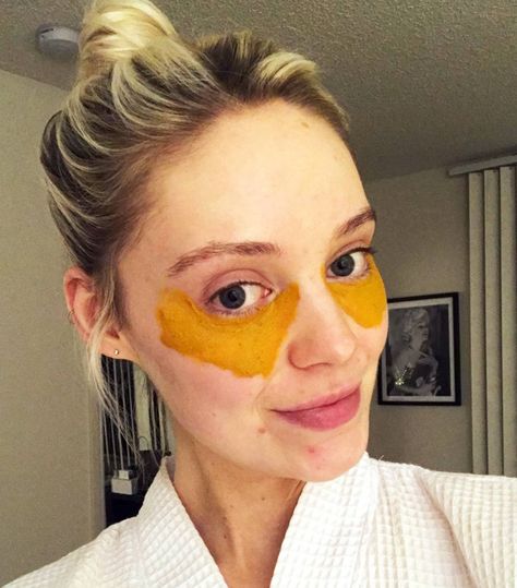 This Viral DIY Turmeric Mask Cured My Under-Eye Circles | Byrdie Turmeric Mask, Dark Under Eye, Undereye Circles, Eye Health, Face Scrub, Eye Care, Cool Eyes, Dark Circles, Diy Beauty