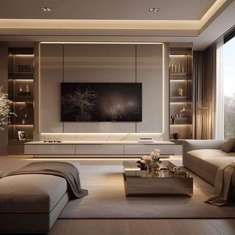 Living Room Designs India, Luxury Tv Wall, Tv Image, Tv Unit Design Modern, Panel Tv, Latest Living Room Designs, Home Hall Design, Living Room Tv Unit Designs, Living Room Tv Unit