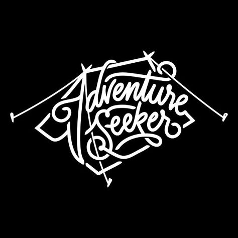 Seeker Tattoo, Adventure Logo Design Ideas, Adventure Seeker Quotes, Adventure Is Out There Svg, Adventure Svg, Adventure Seeker, Font Logo, Sea Coast, Lettering Ideas