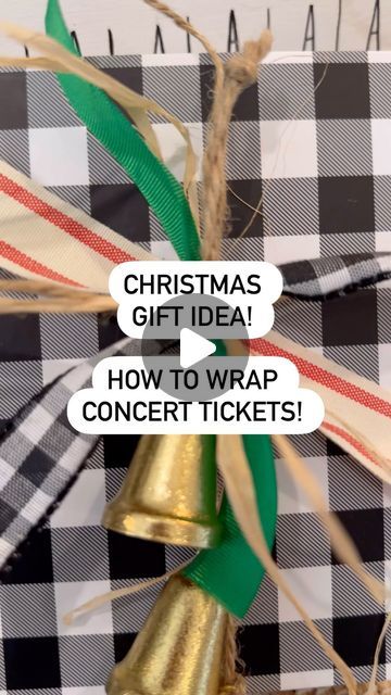 Kaycee Greer on Instagram: "Gifting an experience this year? Maybe concert tickets? A trip? Tickets to something fun?! Here is an idea on how to wrap it! 
.
.
.
Follow @thegiftstagram for more gifting ideas! 
.
.
.
#gift #gifts #giftingexperience #gifting #giftwrapping  #giftwrap  #giftwrappingideas #giftwrapped #christmasgifts #christmasgift #giftstagram #holidaygift #gifted #giftideas #giftgiving #christmasgift #christmasgiftideas #giftidea #christmasgiftidea #giftguide #giftsguides #giftstagram #giftideas #giftingexperience #giftingexperiences" Concert Gift Ideas, Concert Ticket Gift, Concert Gift, Christmas Ideas Gifts, How To Wrap, Gifting Ideas, Experience Gifts, Concert Tickets, Christmas Gift Wrapping