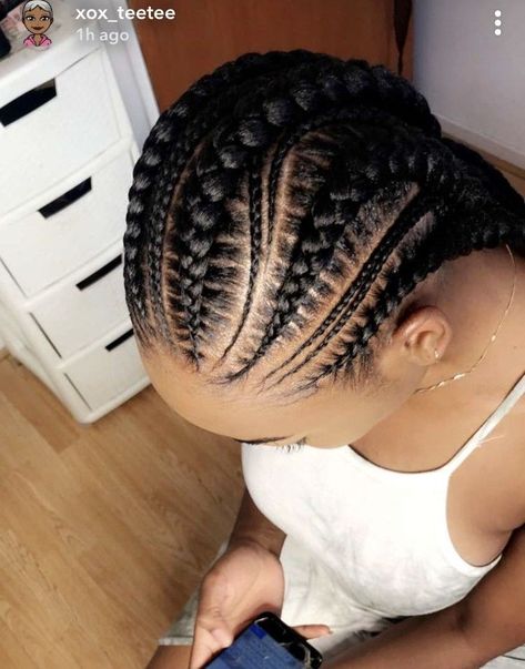 Pin by Ebonee Jones on hair styles | Hair twist styles, Braided cornrow hairstyles, Scalp braids Natural Cornrows, Big Cornrows Hairstyles, Extension Hairstyles, Short Twist, Cornrow Hairstyle, Fresh Hairstyles, Scalp Braids, Cornrows Braids For Black Women, Quick Braids