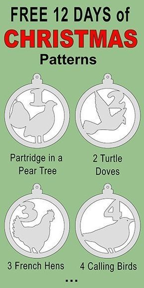 Scrollsaw Patterns Free, Xmas Templates, Diy Tree Ornaments, Scrollsaw Patterns, Scroll Saw Patterns Free, Diy Christmas Ornament, Scroll Saw Pattern, Diy Christmas Tree Ornaments, Christmas Patterns