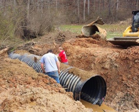 Got drainage problems? We have solutions and the equipment! Driveway Drainage Solutions, Driveway Drainage, Driveway Culvert, Driveway Drain, Downspout Drainage, Crushed Gravel, Dry Basement, Drainage Ditch, Underground Drainage