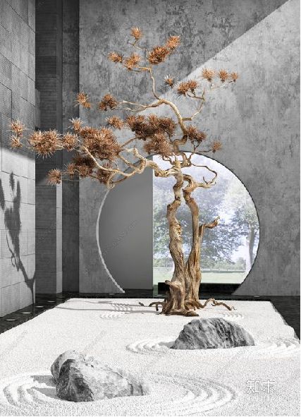 Jardin Zen Interior, Taman Air, Zen Interiors, Zen Garden Design, Japanese Zen Garden, Japanese Garden Design, Zen Style, Japanese Zen, Japanese Interior