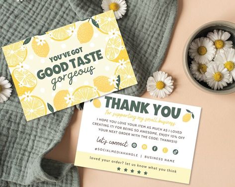 Cute Business Cards, Instagram Branding Design, Stationary Branding, Business Branding Inspiration, Beautiful Business Card, Business Stationary, Graphic Design Infographic, Thank You Card Design, Small Business Planner