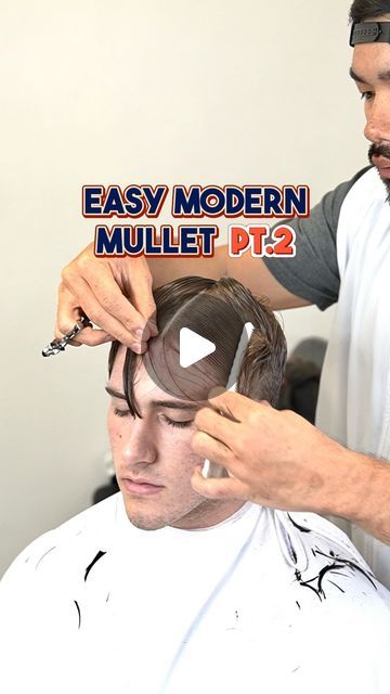 Miami/Broward Barber • Emmett Tuff 🇵🇭🇺🇸🎰 on Instagram: "How to cut a modern mullet part 2! This is broken down to the most easy and simple tutorial possible!  𝐒𝐨𝐮𝐭𝐡 𝐅𝐥𝐨𝐫𝐢𝐝𝐚 🌴 For the best barber services, 𝘤𝘭𝘪𝘤𝘬 𝘵𝘩𝘦 𝘭𝘪𝘯𝘬 𝘪𝘯 𝘮𝘺 𝘣𝘪𝘰!⁣⁣ ⁣⁣ Miami | Fort Lauderdale | Boca Raton" Mens Mullet, Modern Mullet Haircut, Guy Hair, Barbers Cut, Mullet Haircut, Best Barber, Tapered Haircut, Modern Mullet, Mullet Hairstyle