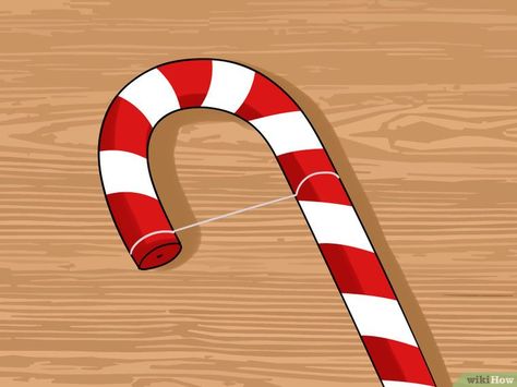 How to Make Giant Foam Candy Canes: 10 Steps (with Pictures) Foam Candy, Giant Candy Cane, Candy Props, Candy Cane Decorations, Giant Candy, Candy Cane Ornament, Candy Cane Wreath, Candyland Party, Christmas Parade