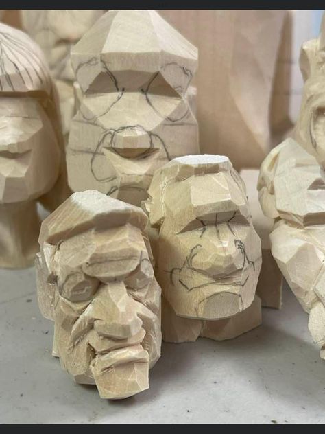 Wooden Sculpture Simple, Carving Faces In Wood, Wood Carving Art Sculptures & Statues, Wood Mask Carving, Wood Carving Patterns Sculptures & Statues, Chainsaw Carving Patterns, Whittling Patterns, Wooden Masks Carved Wood, Wooden Cross Crafts