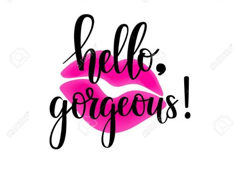 Hello Gorgeous Quote, Wall Poster Decor, Beauty Bar Salon, Good Girl Quotes, Girl Quote, Poster Decor, Amazon Gift Card, Makeup Bundles, Positive Vibes Only