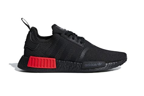 adidas NMD R1 Primeknit Bred Release Adidas Nmd R1 V2, Nmd R1 V2, Adidas Nmd_r1, Nmd Adidas, Stylish Running Shoes, 350 Boost, Oufits Casual, Day Fashion, Adidas Nmd R1