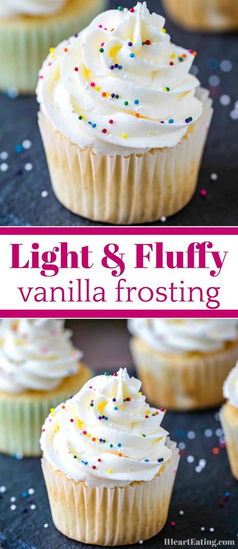 Autumn Bakes, Vanilla Frosting Recipe, Homemade Vanilla Frosting, Easy Vanilla Frosting, Vanilla Frosting Recipes, Cupcake Frosting Recipes, Dairy Free Frosting, Vegan Frosting, Easy Frosting