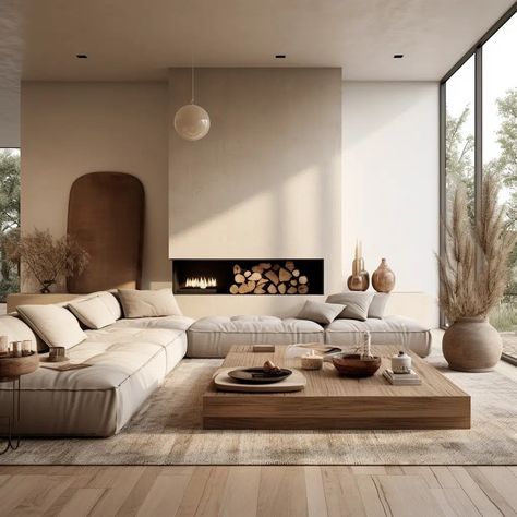 Wabi Sabi Living Room, Wabi Sabi Living, Earthy Living Room, Wabi Sabi Interior, Japandi Home, Modern Boho Living Room, Japandi Living, Japandi Interior, Boho Living Room