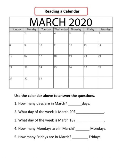 Calendar Worksheets 2nd Grade, Addition Activities Preschool, Grade R Worksheets, 1st Grade Reading Worksheets, Calendar Worksheets, Maths Day, Homework Folder, Math Addition Worksheets, English Stories For Kids