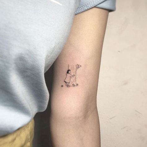 Masa_tattooer on Instagram: “. . childhood memories . . #illust#minimalism…” Matching Family Tattoos, Lego Tattoo, Inner Arm Tattoos, Food Tattoos, Tree Tattoos, Explore Tattoo, Sibling Tattoos, Tattoo For Son, Memorial Tattoo