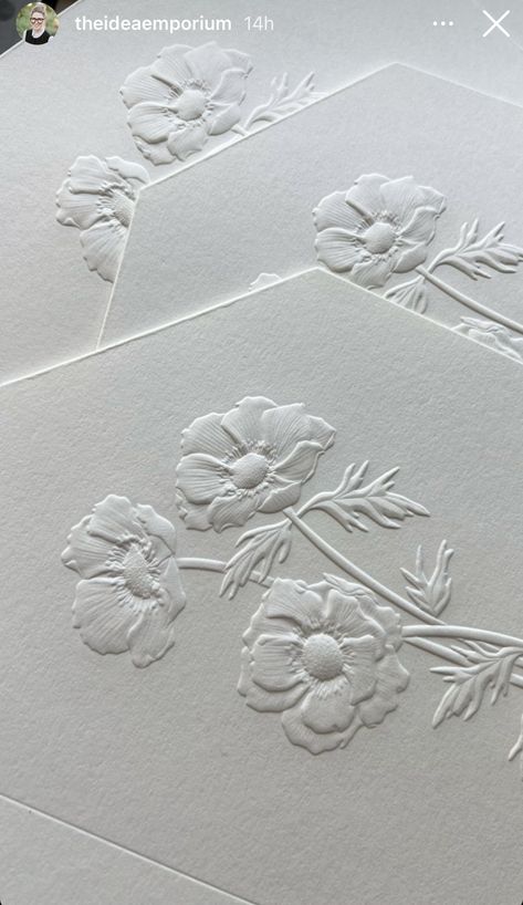 Embossed Stationary, Floral Embossed Wedding Invitations, Diy Paper Rings, Embossed Wedding Invitations, Brush Embroidery, Digital Invitations Wedding, Illustrator Design Tutorial, Pantone Colour Palettes, Rose Wedding Invitations