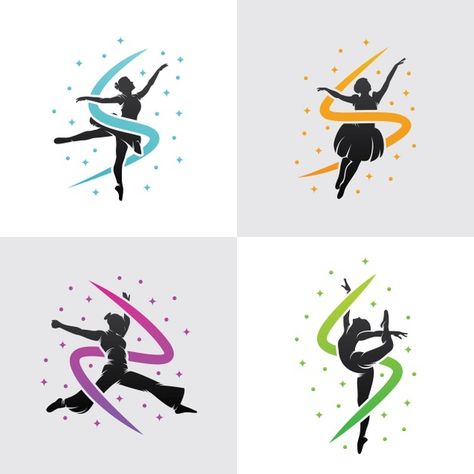 Dance Logos Ideas, Dance Symbols Design, Dance Studio Logo Ideas, Dance Logo Ideas Graphic Design, Dance Logo Design Creative, Dtc Logo, Dance Club Logo, Dance Logo Ideas, Dance Company Logo