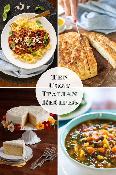 Autumn Italian Recipes, Italian Fall Recipes, Italian Winter Recipes, Make Ahead Italian Dishes, Fall Italian Recipes, 2023 Meals, Italian Beef Stew, Comforting Meals, Winter Lunch