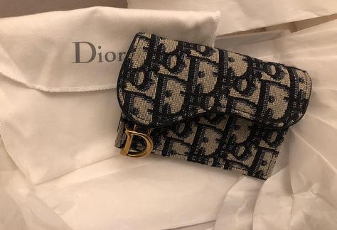 Dior Wallet Aesthetic, Dior Saddle Wallet, Wallet Aesthetic, Wallets For Girls, Designer Purses And Handbags, Lux Fashion, Dior Saddle, Cute Wallets, Girly Bags