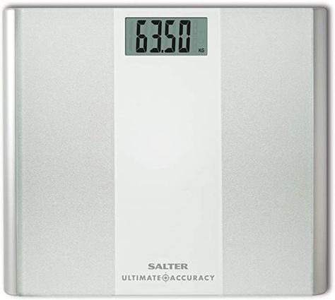 Salter Ultimate Accuracy Digital Bathroom Scales, Electronic Body Weighing for Home, Measure 50g Increments, Precise Weight Management, Accurate Easy Reading Display, Kilo Pound Stone, 15yr Guarantee: Amazon.co.uk: Health & Personal Care 60 Kg Weight Scale, Body Weight Scale, Reading Display, Electronic Scale, Anti Dieting, Weighing Scale, Weight Scale, Easy Reading, Weight Management