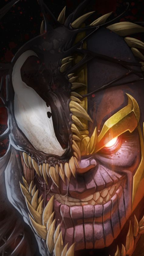 Artwork, marvel, thanos and venom, 720x1280 wallpaper Marvel Thanos, Thanos Marvel, Marvel Venom, Marvel Villains, Superhero Wallpaper, Marvel Vs Dc, Marvel Wallpaper, Marvel Vs, Marvel Fan