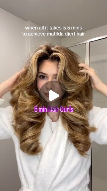 Big Volume Curls Long Hair, Blow Dry Curly Hair, Big Voluminous Curls, Big Loose Curls, Jayne Matthews, Good Haircut, Perfect Curly Hair, Loreal Hair Color, Hair Overnight