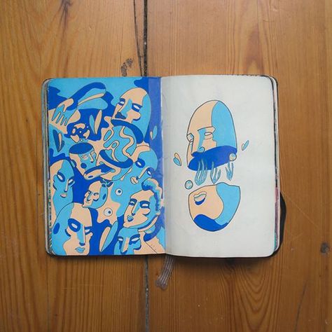 Acrylic Sketchbook, Kunstjournal Inspiration, Sketchbook Painting, Art Zine, Arte Indie, Posca Marker, Posca Art, Sketchbook Art Journal, Art Diary