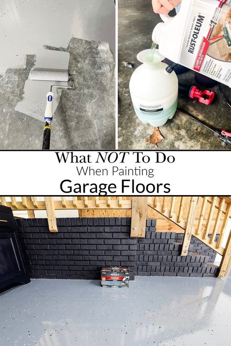 Garage Floors Diy, Garage Paint, Floor Paint Colors, Concrete Garage, Garage Floor Paint, Garage Floor Coatings, Floor Makeover, Garage Floors, Garage Floor Epoxy