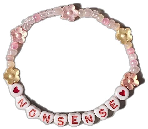 Sabrina Carpenter Bracelets, Sabrina Carpenter Nonsense, Bracelet Ideas, Sabrina Carpenter, Coral, Bracelet, Beads, Quick Saves