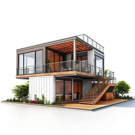 Double-Storey barn Homes 2024 Folding prefab House Expandable Tiny Home for Adults, Portable prefab House with bedrooms, Bathroom, Kitchen | Modular Container Tiny Steel Home Brown Color (20 FT) 2 Story Tiny House, Scandinavian Cabins, Two Story Tiny House, Scandinavian Cabin, Cozy Homes, Scandinavian Style Home, Kitchen Modular, Compact House, Modular Kitchen Design