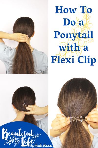 Transitioning Gray Hair, Prevent Gray Hair, Hairstyle For Everyday, Easy Hairstyle Tutorials, Easy Ponytail Hairstyles, Get Shiny Hair, Step Hairstyle, Ponytail Hairstyle Ideas, Thick Hair Hairstyles