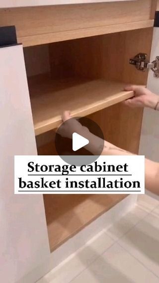 Cabinet For Small Kitchen Ideas, Basket For Kitchen Storage, Kitchen Shelving Instead Of Cabinets, Kitchen Cabinet Baskets, Diy Cabinet Storage Organizers, Kitchen Organisation Ikea, Mason Jars Storage Ideas, Diy Kitchen Storage Cabinets, Inside Cabinet Ideas