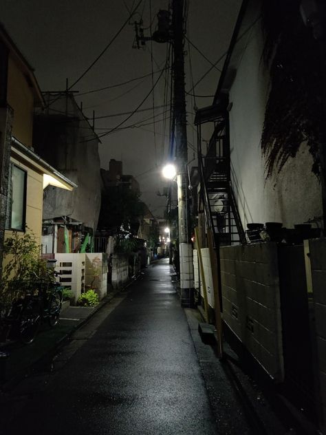 Rainy Japanese Street, Japanese Street Background, Japanese Streets Night, Japanese Street At Night, Japan Street Aesthetic Night, Aesthetic Street Background, Empty City Aesthetic, Japanese Streets Aesthetic, Japanese Night Aesthetic