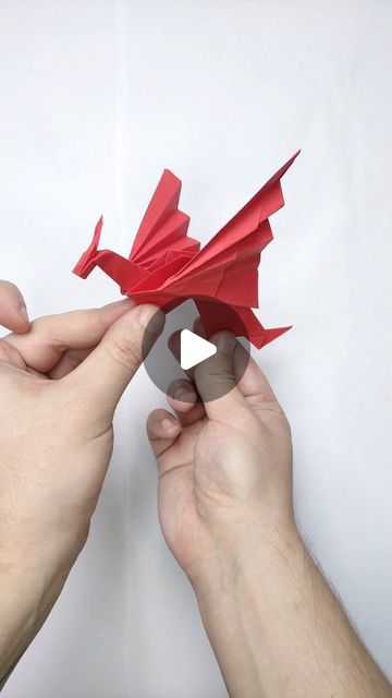 14K views · 1.3K likes | "Origami library" on YouTube on Instagram: "Origami FLAPPING DRAGON 🐉 Watch tutorial on my YouTube channel "Origami library"🔥 . . . . #flappingdragon #flappingwings #dragonart #dragon #dragons #paperdragons #paperdragon #origamidragon #origamidragons #papertutorial #symbol2024 #origamilibrary" Origami Dragon Tutorial, Dragon Origami, Origami Dragon, Useful Origami, Origami Tutorial, Dragon Art, Origami, Bee, Instagram