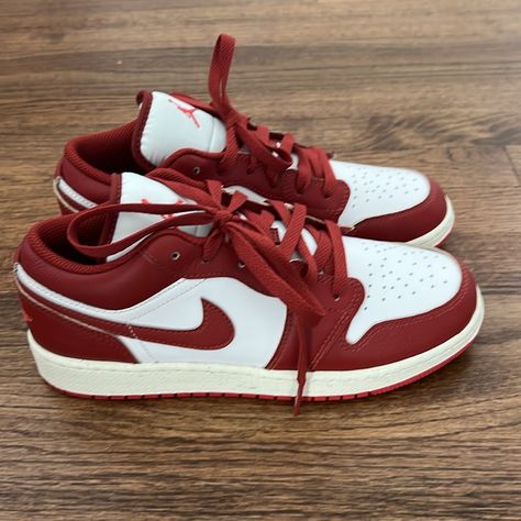 Brand New Shoes- Never Worn Outside. Buyer Pays Shipping Cost Red Shoes Nike, Nike Shoe Collection, Airforces Shoes, Red Air Jordans, Cute Red Shoes, Iconic Clothes, Nike Red Sneakers, Red Nike Shoes, 2025 Spring