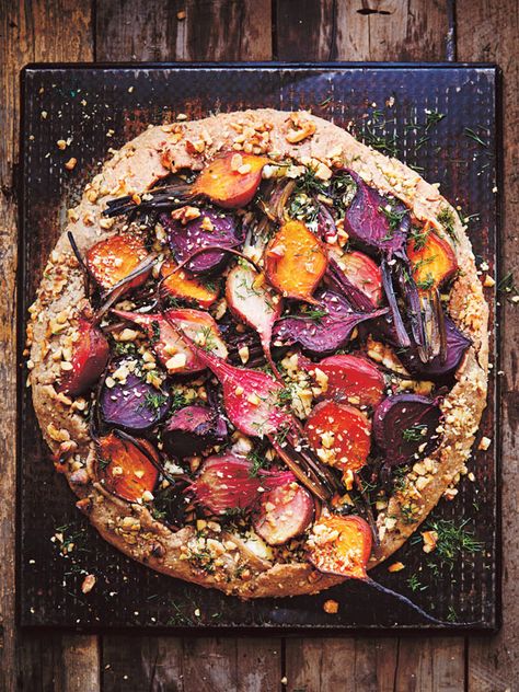 Silverbeet Recipes, Beetroot Pizza, Beet Tart, Savoury Tart, Almond Tart Recipe, Roasted Garlic Recipe, Cheese Quiche Recipe, Roasted Beetroot, Donna Hay Recipes