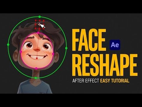 (440) After Effects Face Reshape Easy Simple Animated Tip - YouTube After Effects Animation, Title Animation, Graphics Tutorial, Motion Graphics Tutorial, Motion Graphics Inspiration, After Effect Tutorial, Motion Design Animation, Design Animation, Idea Board