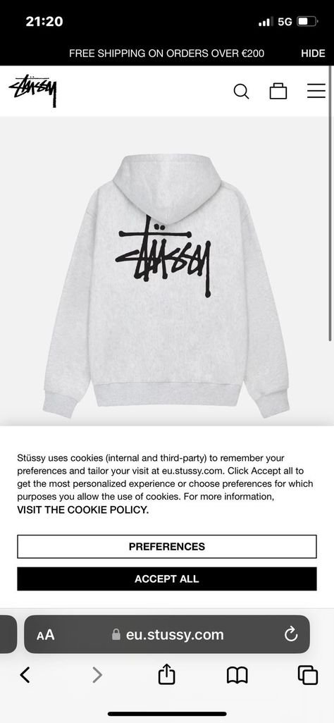 Stussy Hoodie, Basic Hoodie, Copenhagen Style, Fashion Website, Grey Hoodie, Dream Wardrobe, Copenhagen, Cool Girl, Must Haves