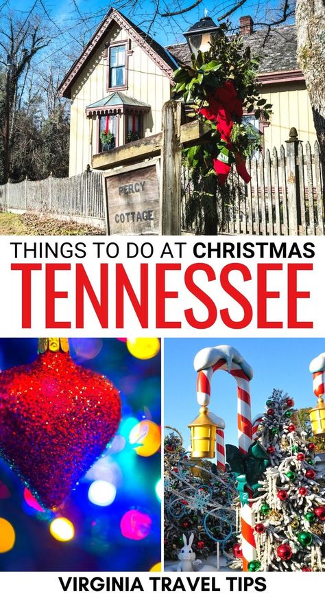 Are you considering spending Christmas in Tennessee? The state has so much to offer during December - these are the best things to do in Tennessee at Christmas. | Christmas in Nashville | Christmas in Memphis | Christmas Dollywood | Christmas Gatlinburg | Christmas Pigeon Forge | Christmas Chattanooga | Christmas Knoxville | Nutcracker Tennessee | Graceland Christmas | Tennessee xmas | Tennessee in December | Nashville December Christmas In Memphis, Christmas In Nashville Tn, Pigeon Forge Tennessee Christmas, Chattanooga Christmas, Memphis Christmas, Graceland Christmas, Christmas In Tennessee, Christmas Tennessee, Christmas In Nashville