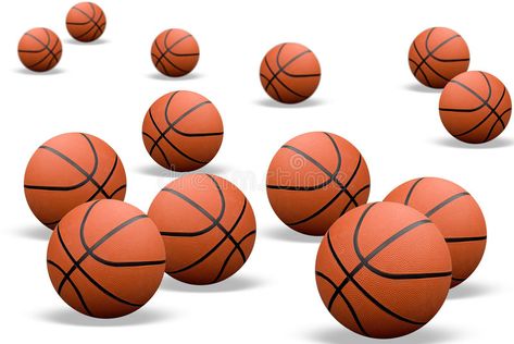 Basketballs with shadows. Isolated over white #Sponsored , #PAID, #sponsored, #Basketballs, #Isolated, #white, #shadows Basketball Hd, Wallpaper Basketball, Basketball Cookies, Ball Clipart, Basketball Drawings, Basketball Clipart, Basketball Background, Basketball Cake, Custom Bar Signs