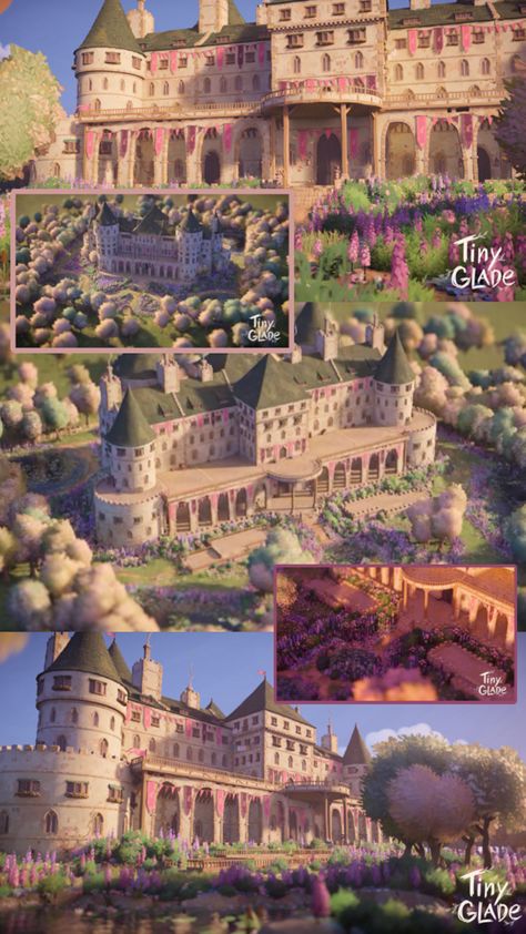 ACOTAR, Spring Court, Tiny Glade Modle Tiny Glade Village, Tiny Glade Builds, Tiny Glade Ideas, Spring Court Acotar, Tiny Glade, Game House, Cozy Games, Spring Court, Resident Evil