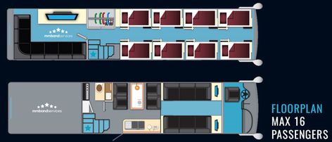 Double Decker - Band Tour Bus - Sleeper Bus - Bus Transport UK, Europe Double Decker Bus House Interior, Tour Bus Interior Band, Band Tour Bus, Tour Bus Interior, Band Bus, Corroded Coffin, Bus Seat, Europe Band, Camper Boat